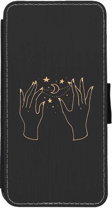 Image du produit PhoneLook Coque Wallet noir Grey magic hands (Apple iPhone 13)