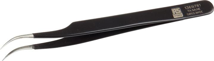 Immagine prodotto Rs Pro ESD epoxy coated tweezers curved 120mm