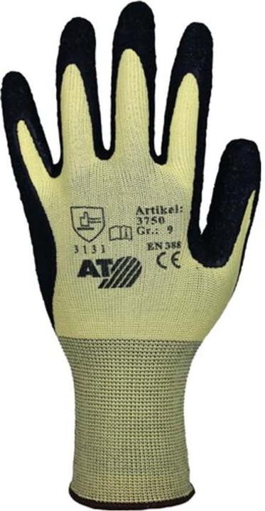 Produktbild Asatex Handschuhe Grösse 8 gelb/schwarz EN 388 PSA-Kategorie II (8)