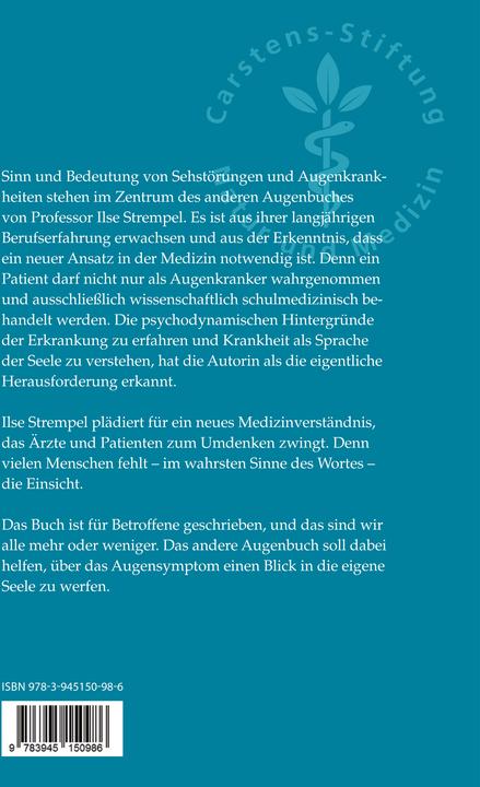 Immagine prodotto Das andere Augenbuch (Tedesco, Timbro Ilse, 2018)