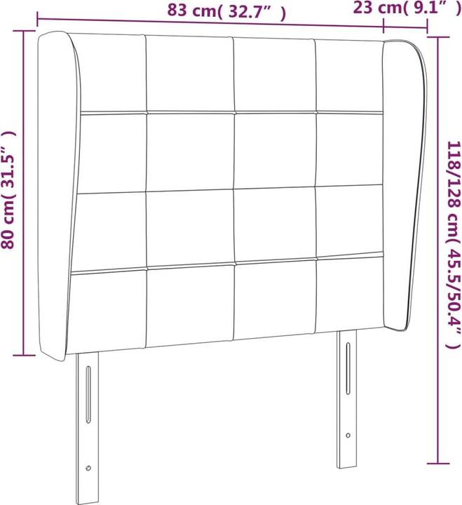 Produktbild VidaXL Kataleya (183 x 23 x 128 cm)