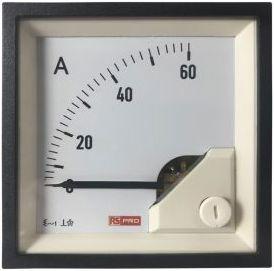 Produktbild Rs Pro Amperemeter 3 (Input)A AC Dreheisen, 68mm x 68mm T. 54 (<30 A)mm, 0  3 (Input)A / 1 %