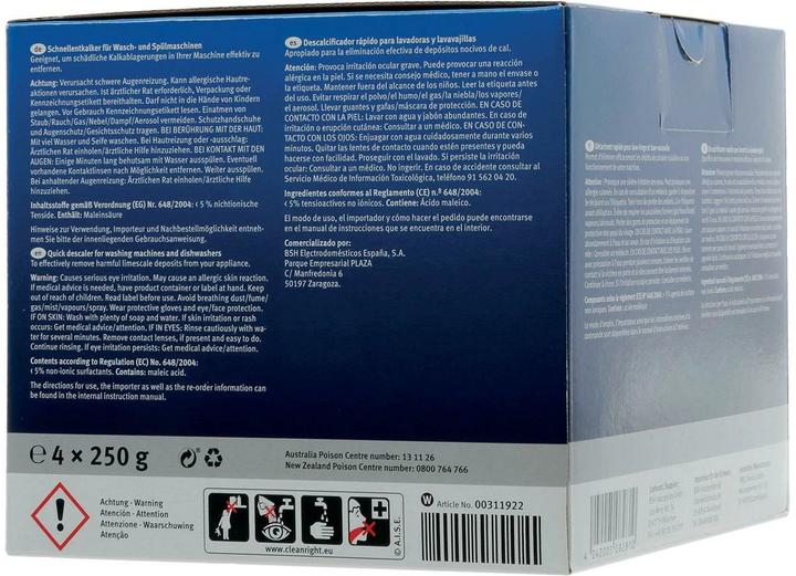 Produktbild Siemens Schnellentkalker