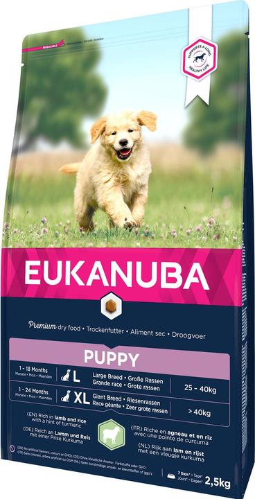 Image du produit Eukanuba Agneau et riz pour chiot (Junior, 1 pcs, 2500 g)