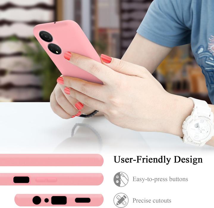 Produktbild Cadorabo TPU Liquid Silicone Case Hülle für Honor X7 (Honor X7)