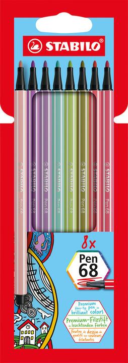 Immagine prodotto STABILO Penna 68 (Multicolore, 10 x)