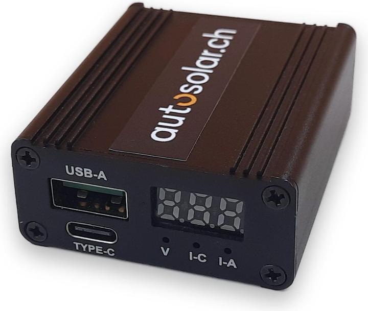 Actual product image Autosolar DC converter with 2 USB ports