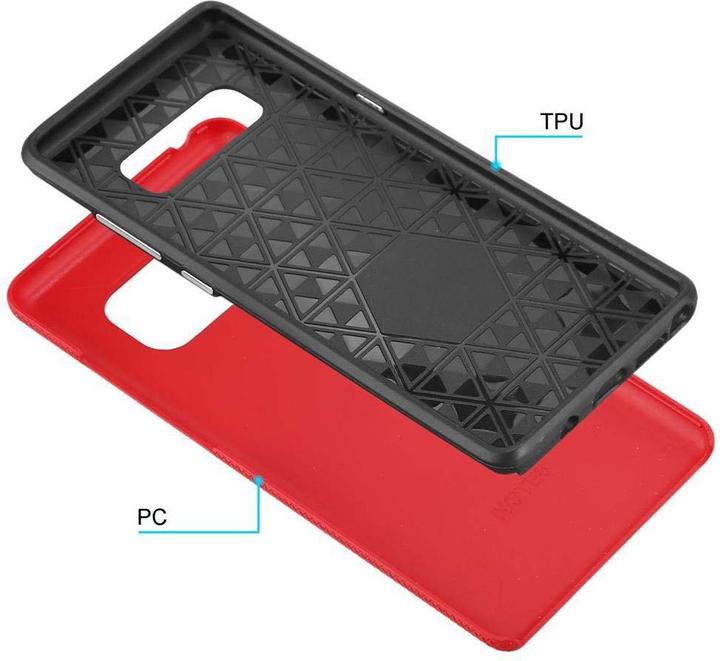 Actual product image Cadorabo Hybrid Triangle Cover (Samsung Galaxy Note 8)