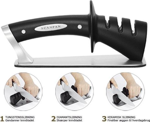 Image du produit Scanpan Aiguiseur de couteaux CLASSIC - 3 niveaux