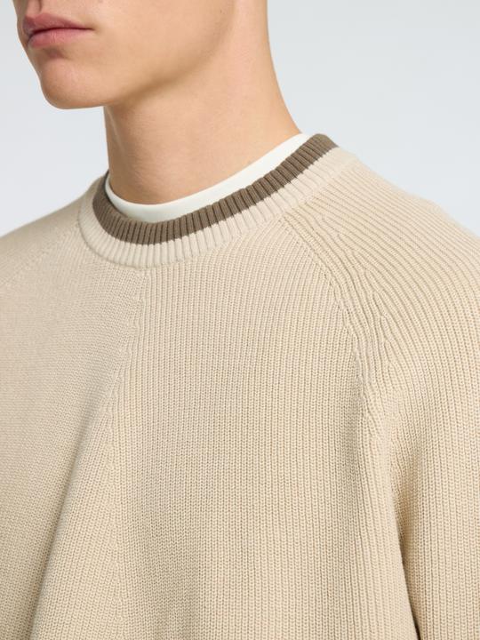 Actual product image Selected Homme 100% cotton jumper with round neckline (XXL)