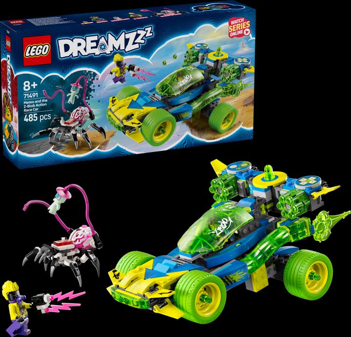 Produktbild LEGO Mateo mit dem Z-Blob Action-Rennwagen (71491, LEGO Dreamzzz)