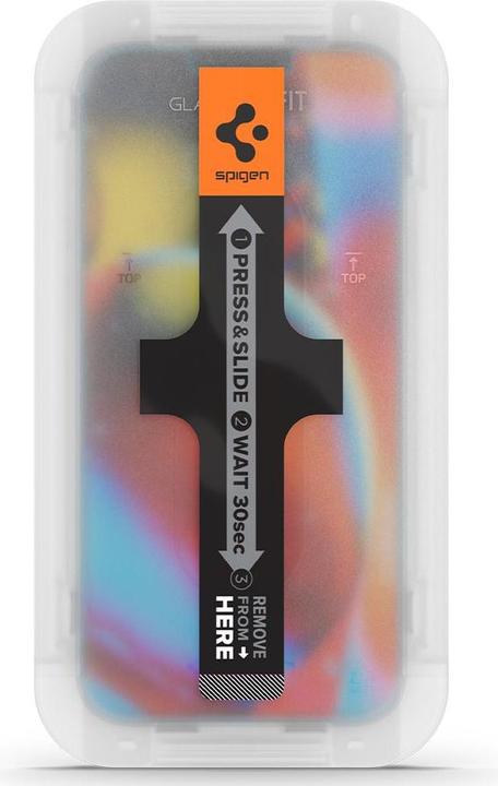 Actual product image Spigen EZ Fit Glass.tR (1 Piece, Apple iPhone 13 Pro Max)