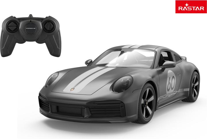 Actual product image Rastar R/C 1:16 Porsche 911 Sport Classic Grey (94900)