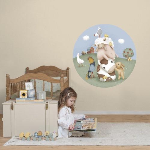 Actual product image Little Dutch Kreistapete Little Farm