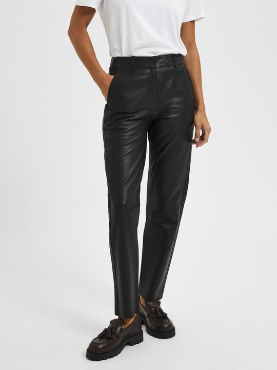 Produktbild Selected Femme Tapered Lederhose (40)