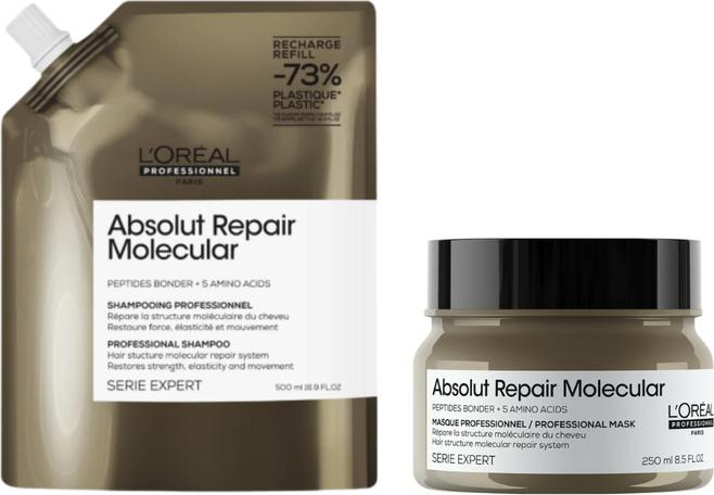 Produktbild L'Oréal Paris L'Oreal Absolut Repair Molecular Mask 500 Ml - Haarkur (500 ml)