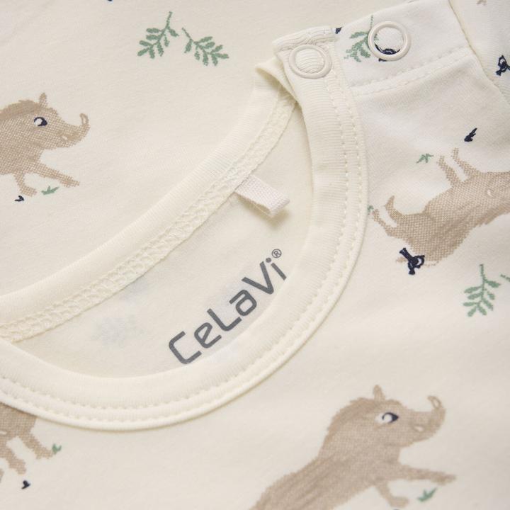 Actual product image CeLaVi Bamboo bodysuit short sleeve Naval Academy (90)