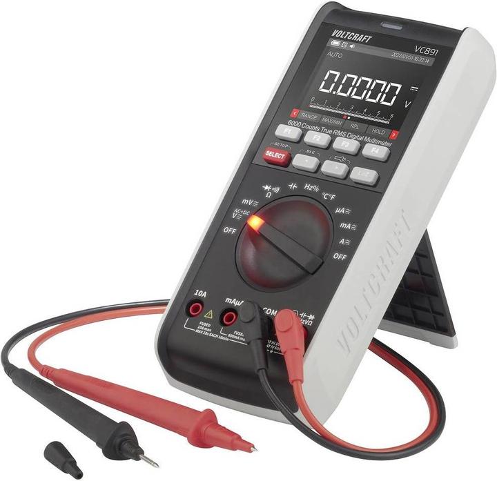 Actual product image Voltcraft VC891 Hand-held multimeter digital data logger CAT III 1000 V, CAT IV 600 (CAT III 1000V, CAT IV 600V)