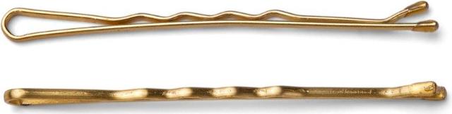 Trisa Haarklemmen gewellt 60mm gold 250 Stk (250 Stk.)