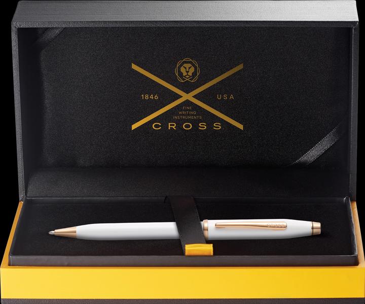 Image du produit Cross Stylo à bille CENTURY (Or rose, Blanc, 1 x)