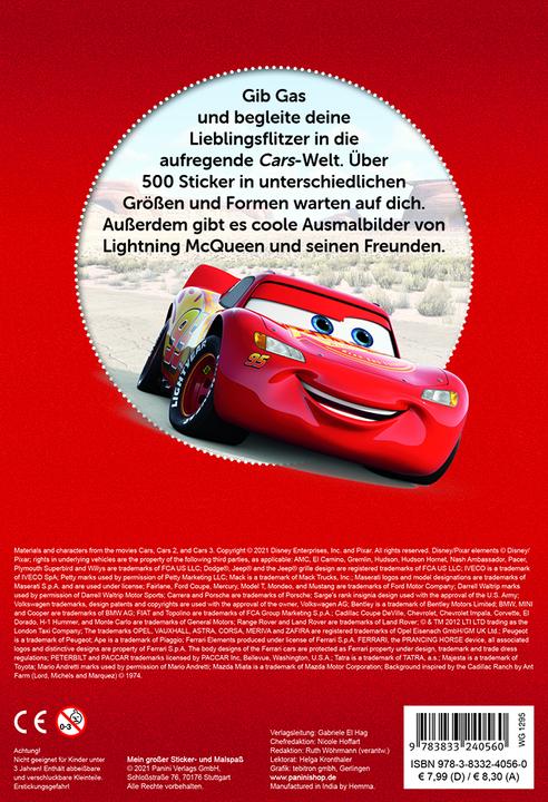 Image du produit Panini Pixar Cars