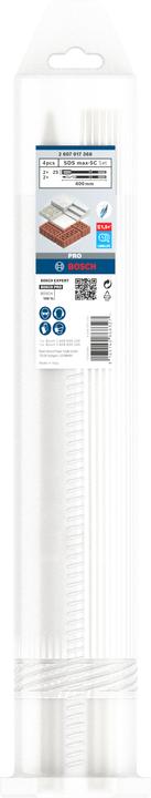 Produktbild Bosch Professional Zubehör PRO SDS max-5C Meissel-Set, Spitzmeissel 400 mm, Flachmeissel 25 x 400 mm, 2+2-tlg. (400 mm)