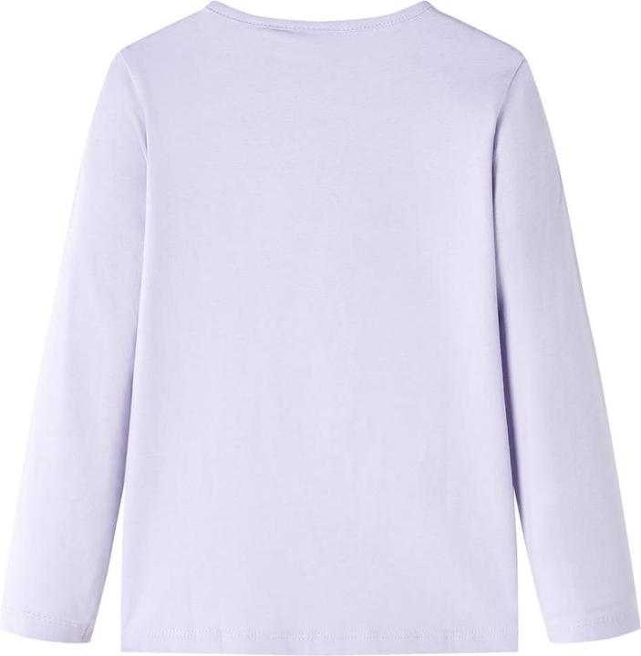 Image du produit VidaXL T-shirt manches longues enfant violet clair 128,Matière : 95% coton. 5 (128)