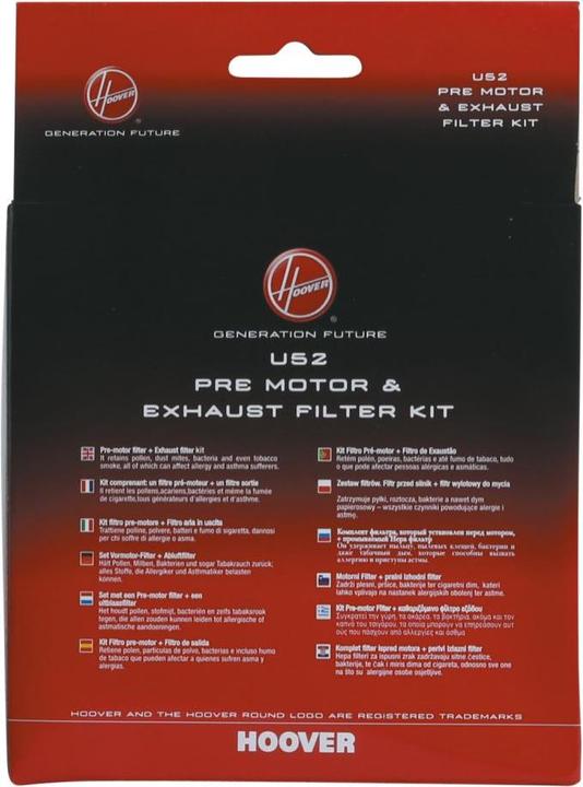 Immagine prodotto Candy Hoover Kit U52 Filtro Motore + Filtro Hepa
