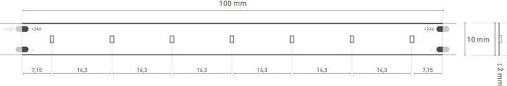 Produktbild Barthelme Basic 70 51541234 LED-Streifen EEK: E (A - G) mit offenem Kabelende 24V 5m Kaltweiss (Weiss, 500 cm, Indoor)