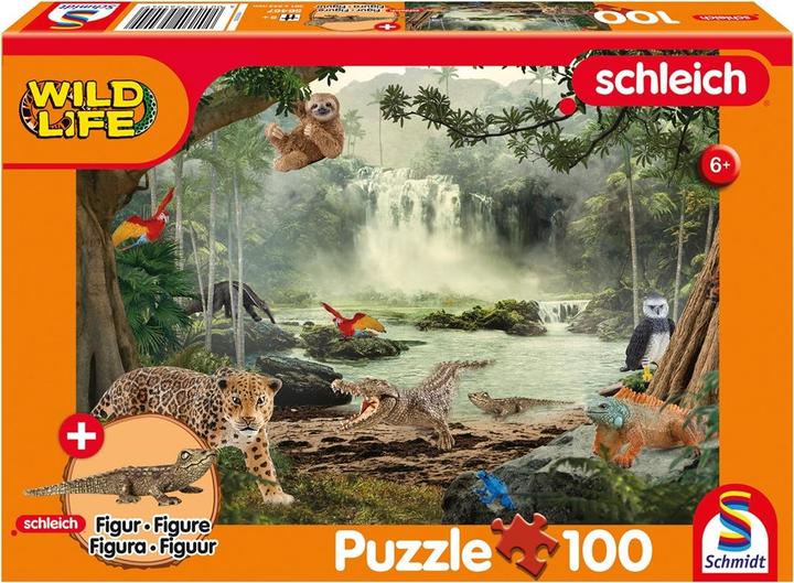 Produktbild Schmidt Spiele Wild Life im Regenwald 100 Teile (inkl. Figur) (100 Teile)
