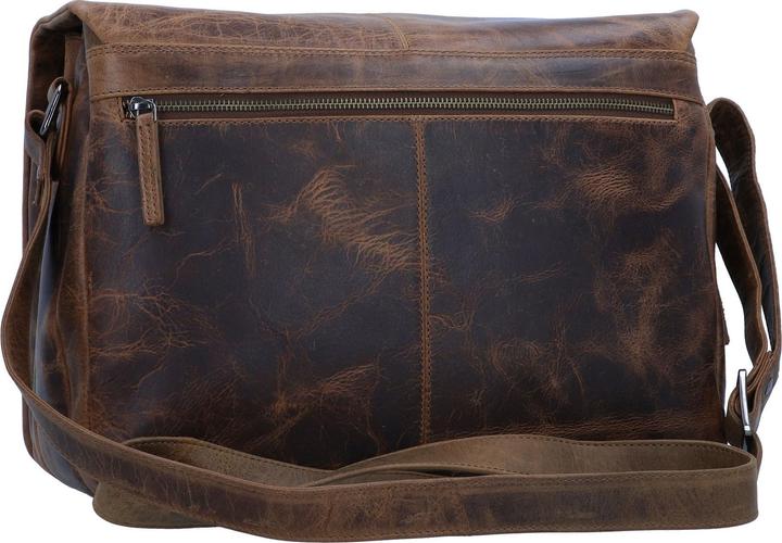 Image du produit Greenland Nature Sac à bandoulière Montana en cuir 34 cm