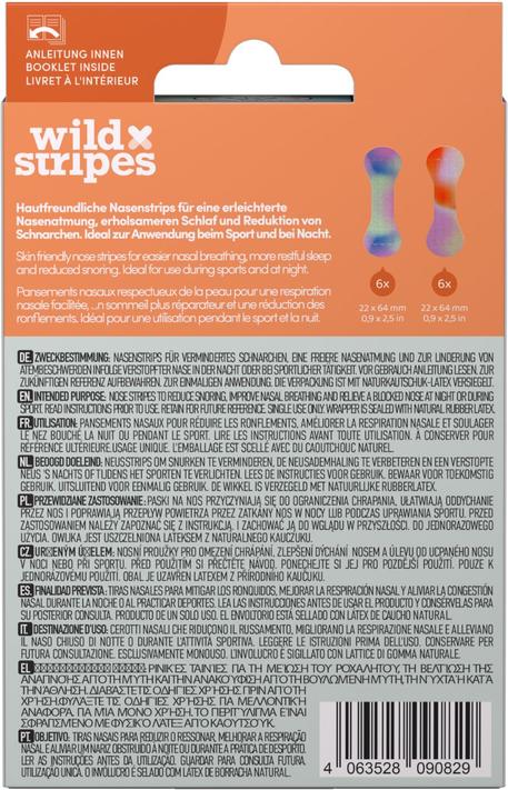 Image du produit Wild Stripes Nasen Strips 12