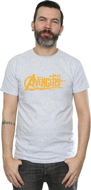 Image du produit Mens Avengers Infinity War Orange Logo T-Shirt (M)