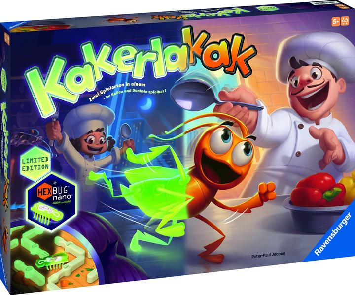 Ravensburger Kakerlakak Brillante al buio (Tedesco)