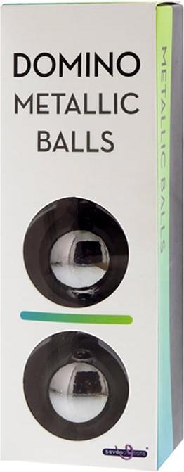 Productafbeelding Seven Creations 50902 Domino Metalen Ballen - Zilver Palline Vaginali In Metaal Argento Chiaro
