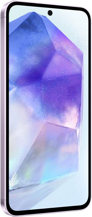 Produktbild Samsung Galaxy A55 (128 GB, Awesome Lilac, 6.60", SIM + eSIM, 50 Mpx, 5G)