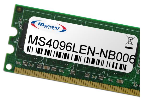 Produktbild Memorysolution Memory (T550, T450, 1 x 4GB)