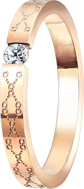 Actual product image Star Piercing Ring rose gold clamped crystal (50, 900 Platinum)