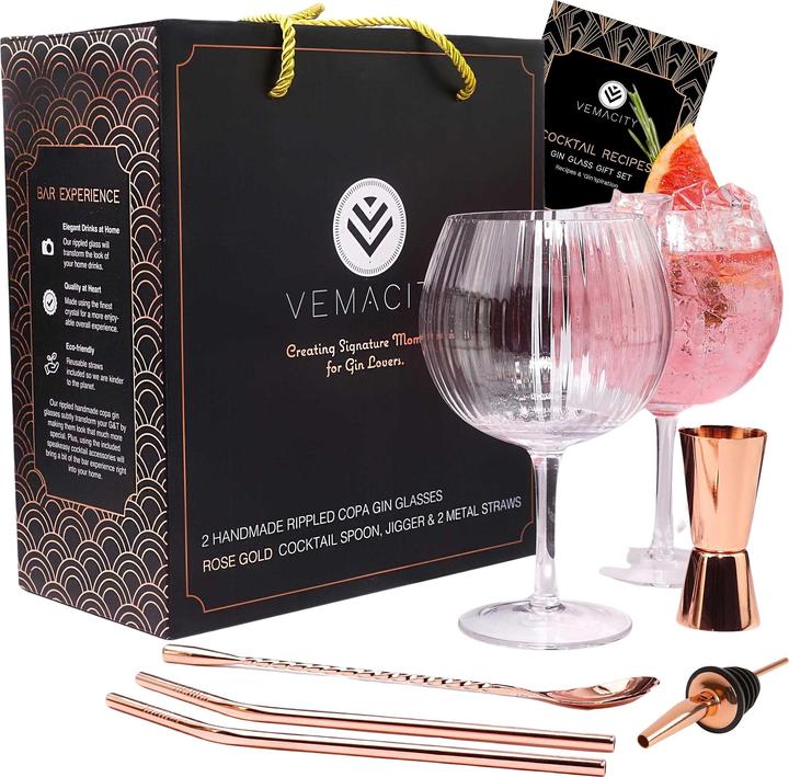 Image du produit Vemacity Gin Tonic Gläser Set (7 dl, Verres à gin)