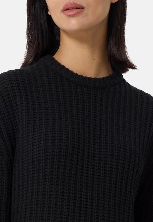 Actual product image Cash-Mere Grobgestrickter Wolle Kaschmir Rundhals Pullover (L)