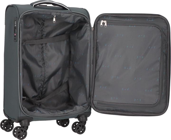 Immagine prodotto D&N Travel Line 9204 Carrello cabina a 4 ruote 55 cm (33 l, Bagaglio a mano (fino a 50 litri))