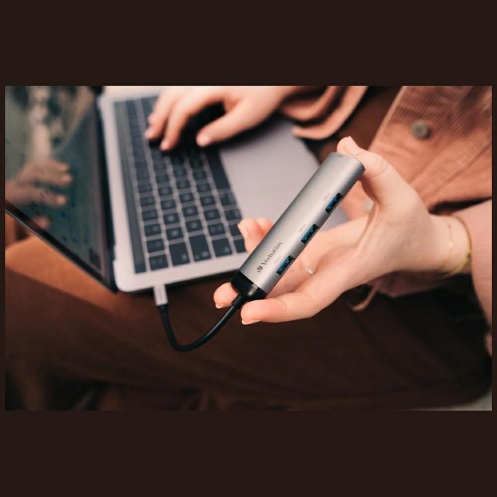Actual product image Verbatim Multiport (USB-C, 4 Ports)