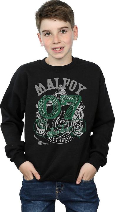 Produktbild Boys Seeker Draco Malfoy Slytherin Cotton Sweatshirt (152, 158)