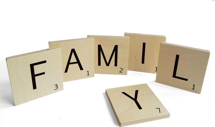 Produktbild Trenddeko Buchstabensteine Family (15 x 15 cm)