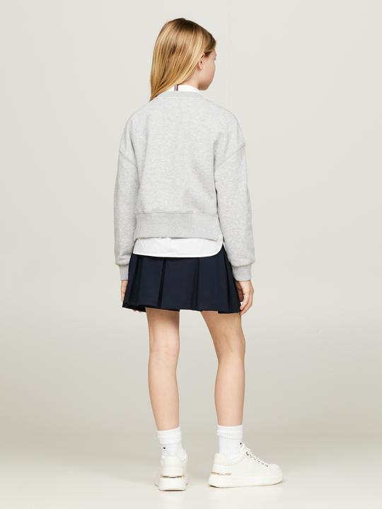 Immagine prodotto Tommy Hilfiger Kids NY Geborduurde Sweater - Girls - Grijs - 8 jaar (8)