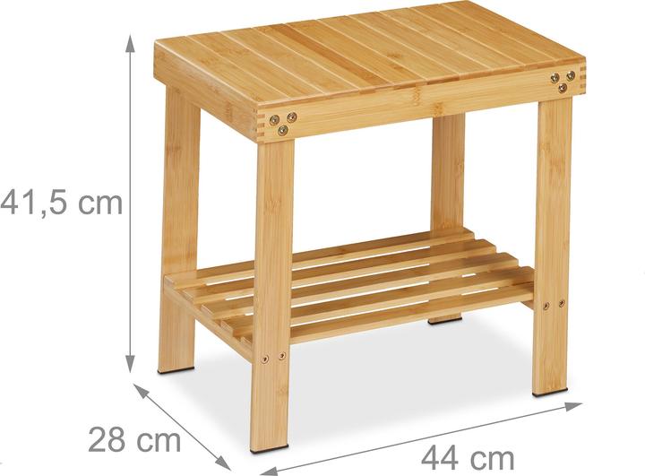 Actual product image Relaxdays Bathroom stool (150 kg)