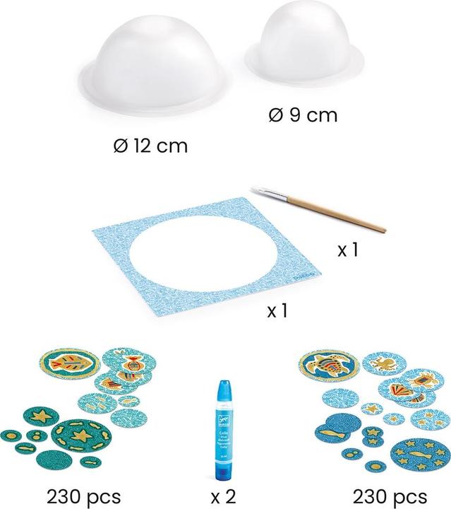 Produktbild Djeco Kartonschalen Meer