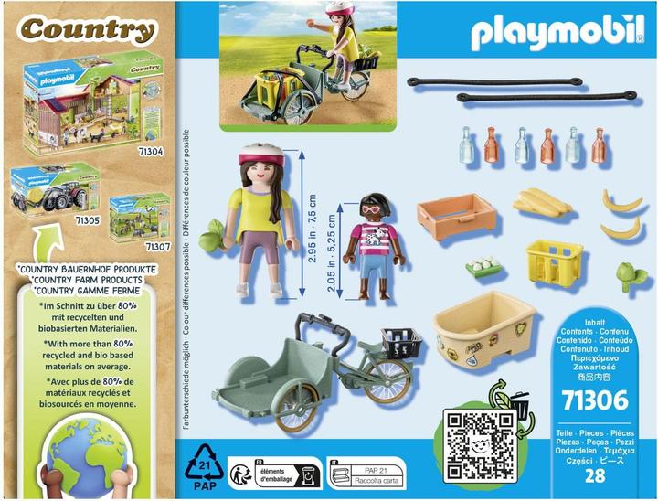 Immagine prodotto Playmobil Bicicletta cargo (71306, Paese Playmobil)