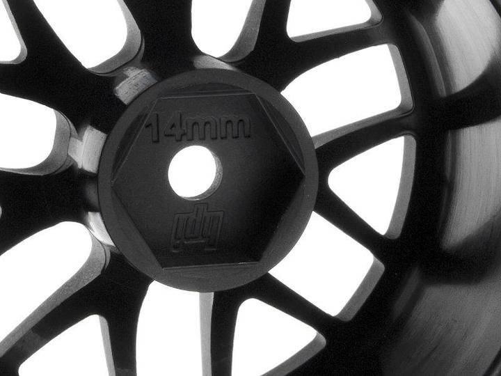 Actual product image HPI BBS Rims Black