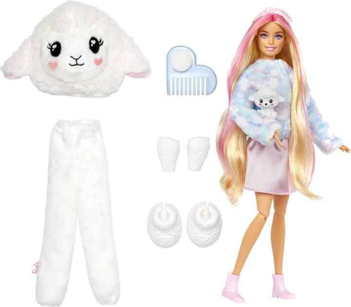 Immagine prodotto Barbie Cutie Cozy Cute Reveal Serie Puppe - Lämmchen